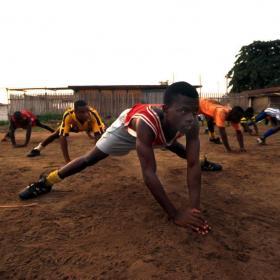 Sport vrijwilligerswerk Ghana